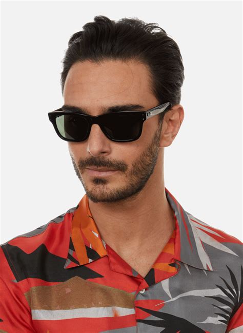 ray ban burberry sunglasses|Burbank Sunglasses in Black and G.